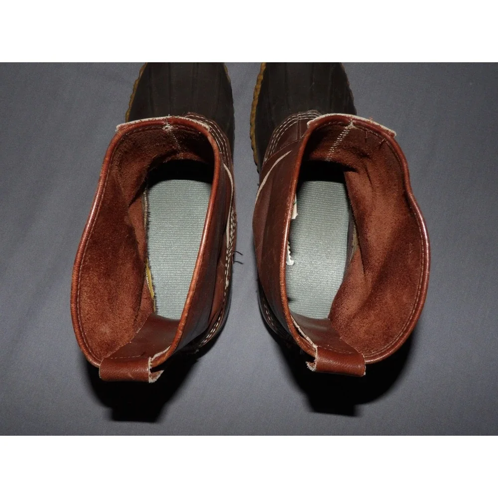 L.L. Bean Vintage Brown Buckle MAINE Hunting Show Duck Boots Men's 10M